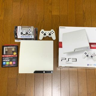 プレイステーション3(PlayStation3)のSONY PlayStation3 本体+コントローラー2点(家庭用ゲーム機本体)