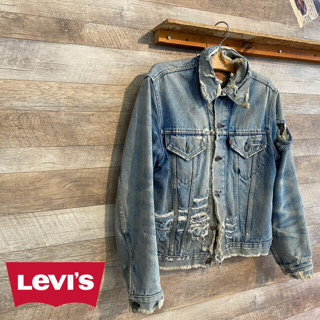 Levi's ダメージデニムジャケット 名作 aleksandra-urman.ch