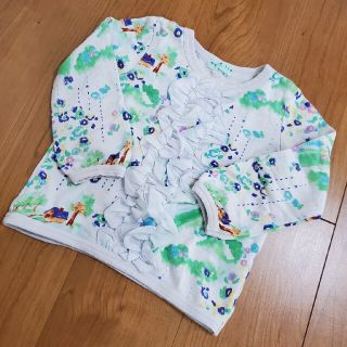 ハッカキッズ(hakka kids)のhakka kids花柄スウェットカットソー100☆ハッカ(Tシャツ/カットソー)