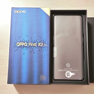 オッポ(OPPO)のau版 OPPO Find X2 Pro 【SIMフリー/美品】(スマートフォン本体)