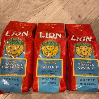 ライオン(LION)のハワイのライオンコーヒー3種283g入り3個セットチョコレートヘーゼルココナッツ(コーヒー)