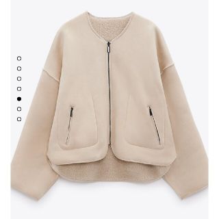 ザラ(ZARA)のZARA 2021SS 新作　リバーシブルボアコート(ムートンコート)