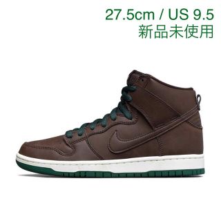 ナイキ(NIKE)の新品 9.5 NIKE SB DUNK HIGH BAROQUE BROWN(スニーカー)