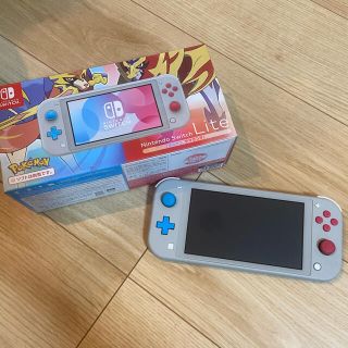 ニンテンドースイッチ(Nintendo Switch)の！値下げ中！Nintendo Switch Lite ザシアン・ザマゼンタ　本体(家庭用ゲーム機本体)