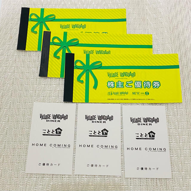 ショッピング ヴィレッジバンガード 株主優待券 12000円分×3冊 優待券3