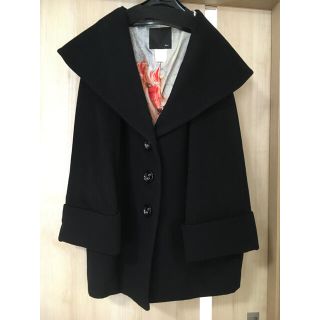 ソブ(Sov.)の美品　double standard clothing sov.　コート　黒(ロングコート)