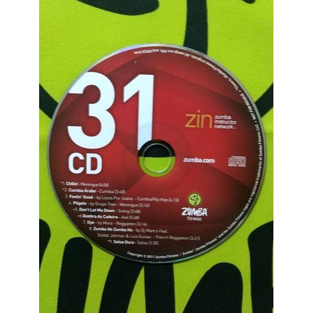 Zumba(ズンバ)の超希少！ ZUMBA　ズンバ　ZIN31　CD ＆ DVD　インストラクター専用 エンタメ/ホビーのDVD/ブルーレイ(スポーツ/フィットネス)の商品写真