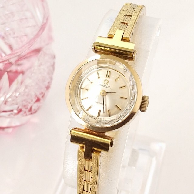 ⭐OH済 綺麗 オメガ 新品ブレス レディース 腕時計 ウォッチ 着物 ギリ美品 腕時計