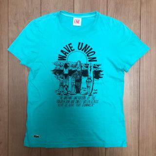 ラコステライブ(LACOSTE L!VE)のLACOSTE／ラコステ メンズ Tシャツ 半袖 Mサイズ グリーン(Tシャツ/カットソー(半袖/袖なし))