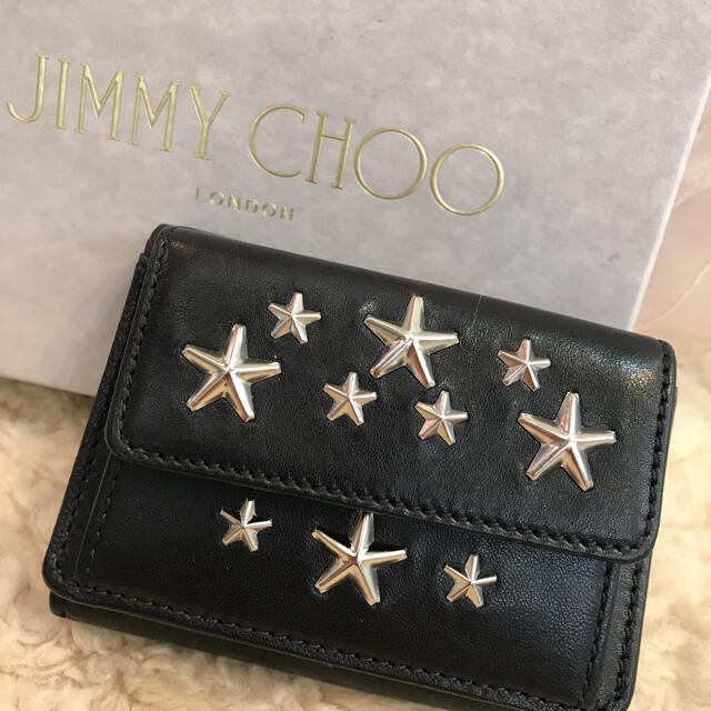 ファッションの-JIMMY CHOO - ☆美品☆ジミー•チュ•ウ 三つ折り財布 ...