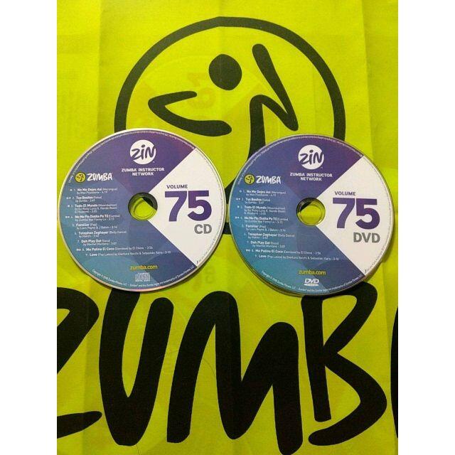 ZUMBA　ズンバ　ZIN75　CD ＆ DVD　インストラクター専用