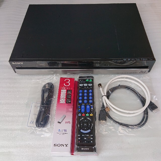 SONY(ソニー)のSONY ブルーレイレコーダー BDZ-RS10 美品　点検　動作確認清掃済‼️ スマホ/家電/カメラのテレビ/映像機器(ブルーレイレコーダー)の商品写真