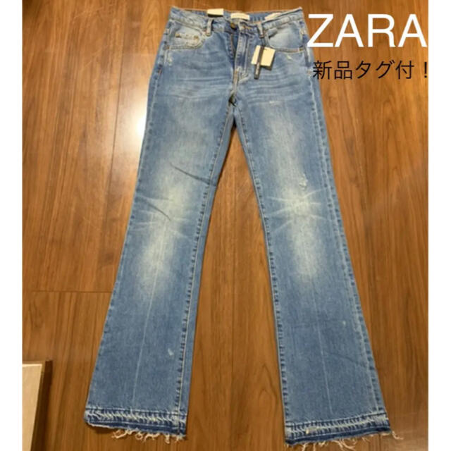 ZARA(ザラ)の新品タグ付！ZARA ハイウエストスリムブーツカットデニム レディースのパンツ(デニム/ジーンズ)の商品写真