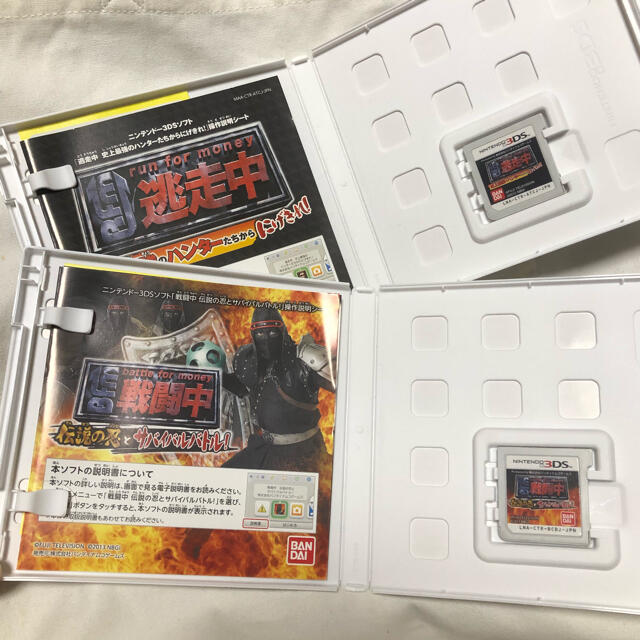 ニンテンドー3DS(ニンテンドー3DS)の3DS カセット 逃走中 戦闘中 エンタメ/ホビーの雑誌(ゲーム)の商品写真