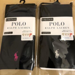 ポロラルフローレン(POLO RALPH LAUREN)の新品　レディース  ポロラルフローレン　10分丈濃紺&黒レギンス2足組　L〜LL(レギンス/スパッツ)