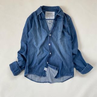 フランクアンドアイリーン(Frank&Eileen)のフランクアンドアイリーン シャンプレーシャツ 長袖 春服 青 ブルー(シャツ/ブラウス(長袖/七分))