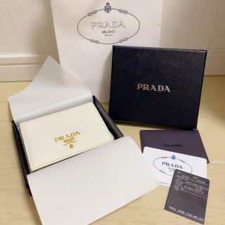 プラダ(PRADA)の美品★プラダ サフィアーノ バイカラー 財布 (財布)