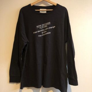 アングリッド(Ungrid)のUngrid 長袖Tシャツ　ブラック(Tシャツ(長袖/七分))