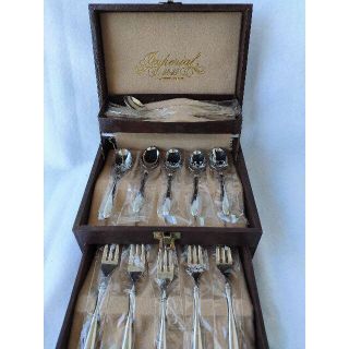 【中古未使用】AZUMA インペリアル 18-18 カトラリー12点セット