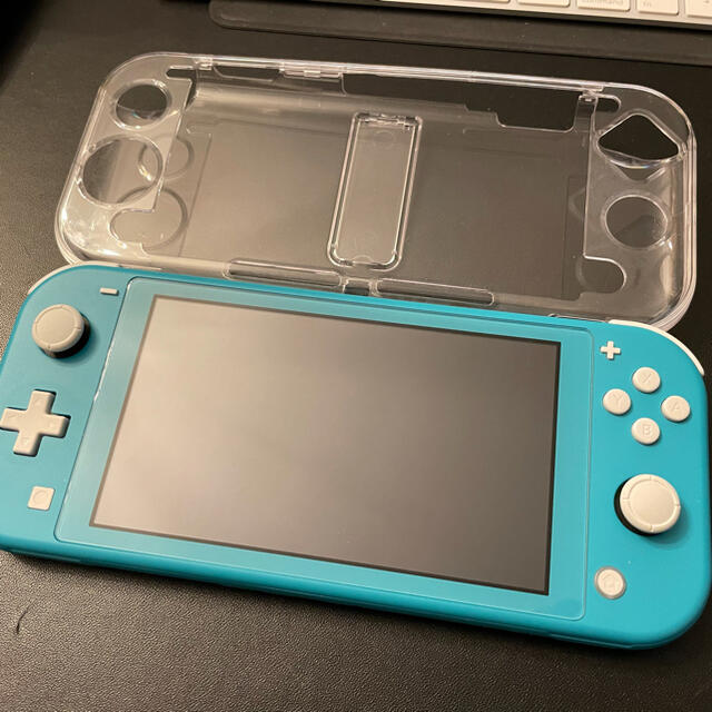 Nintendo Switch Lite ターコイズ ほぼ未使用 ケースフィルム