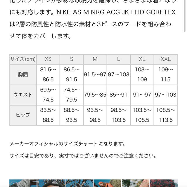 NIKE ACG マウンテンパーカー　ゴアテックス 3