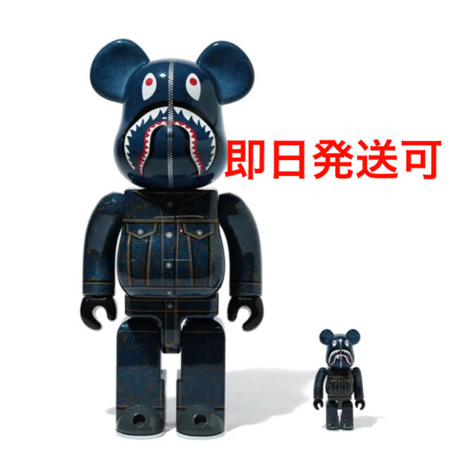 A BATHING APE(アベイシングエイプ)のBE@RBRICK BAPE®︎ x Levi’s®︎  100% 400%  エンタメ/ホビーのフィギュア(その他)の商品写真