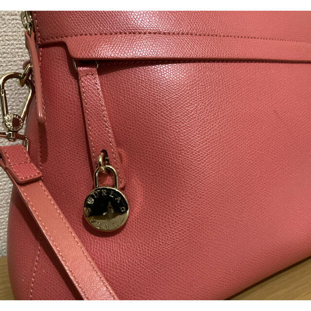 【新品】FURLA パイパーL コーラルピンク