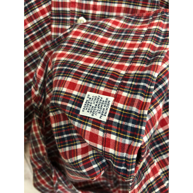Ralph Lauren(ラルフローレン)の90s  ラルフローレン　長袖シャツ　ボタンダウン　チェック　Ｓ　大きめ メンズのトップス(シャツ)の商品写真