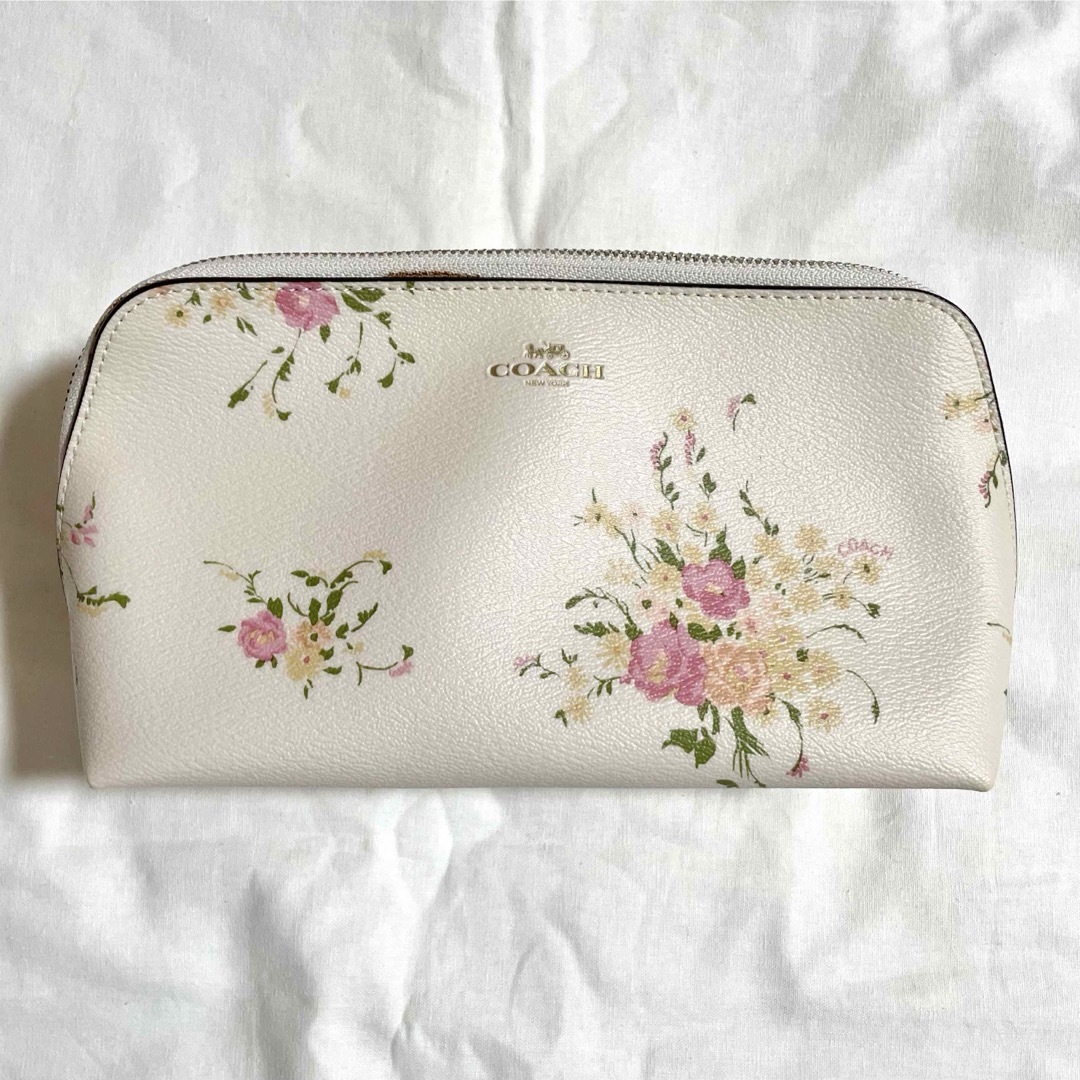 未使用品』【COACH】花柄のポーチ⭐️-