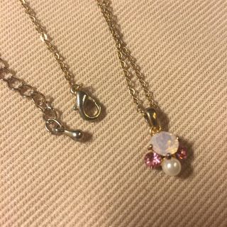 クレアーズ(claire's)の新品♡ Claire's ネックレス ピンクビジュー パール アクセサリー(ネックレス)