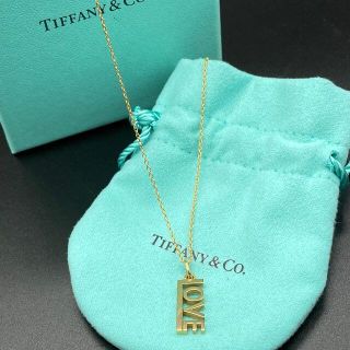 ティファニー(Tiffany & Co.)の希少 美品 ティファニー ゴールド LOVE ネックレス RU5(ネックレス)