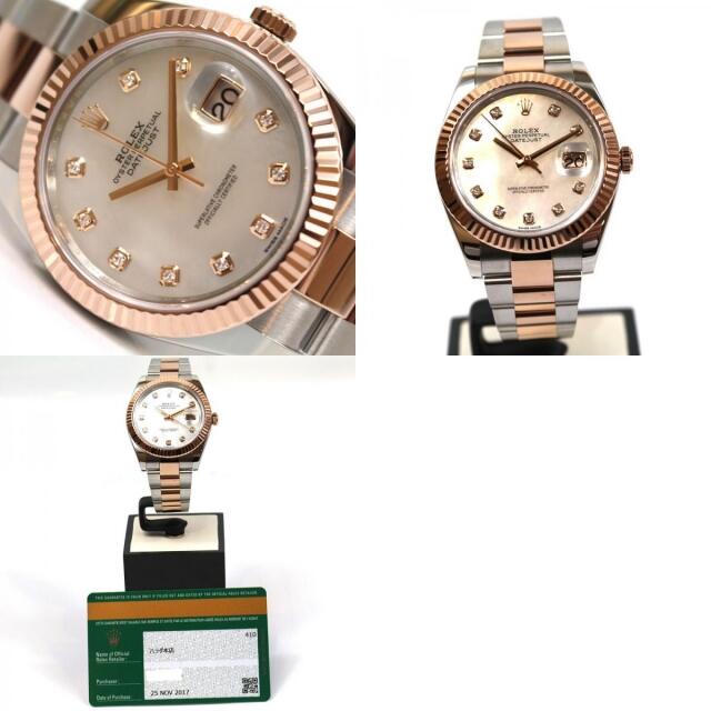 ROLEX(ロレックス)のロレックス ROLEX デイトジャスト４１ 腕時計 メンズ【中古】 メンズの時計(腕時計(アナログ))の商品写真