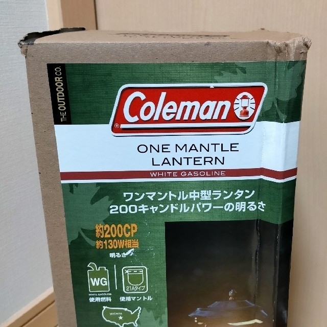 Coleman(コールマン)の【新品未使用①】コールマン ワンマントルランタン(ケース付) 286A スポーツ/アウトドアのアウトドア(ライト/ランタン)の商品写真