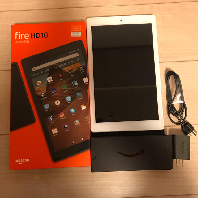 【後払い手数料無料】 【美品】Amazon Kindle Fire HD 10 32GB ホワイト タブレット