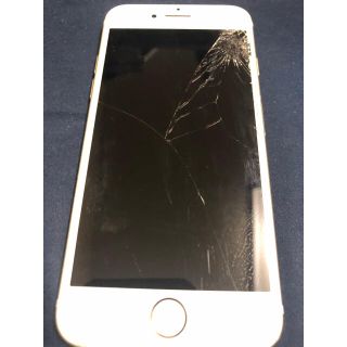 アップル(Apple)の(ジャンク品) iPhone 7 128gb ゴールド SIMロック解除済(スマートフォン本体)