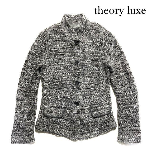 Theory luxe - 美品 定価5万 theory luxe リネン混紡ニットツイード ...