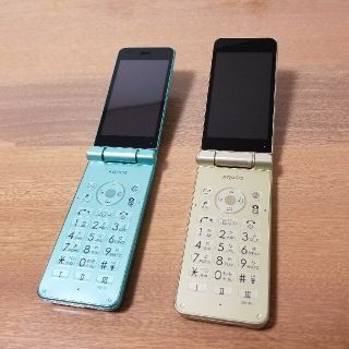 ソフトバンク(Softbank)のAQUOSケータイ2 ２台(携帯電話本体)