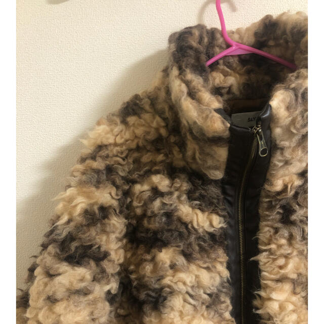 SLY(スライ)のSTAND WOOL BOA ブルゾン レディースのジャケット/アウター(ブルゾン)の商品写真