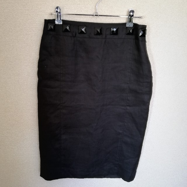 ZARA(ザラ)のZARA 麻タイトスカート レディースのスカート(ひざ丈スカート)の商品写真