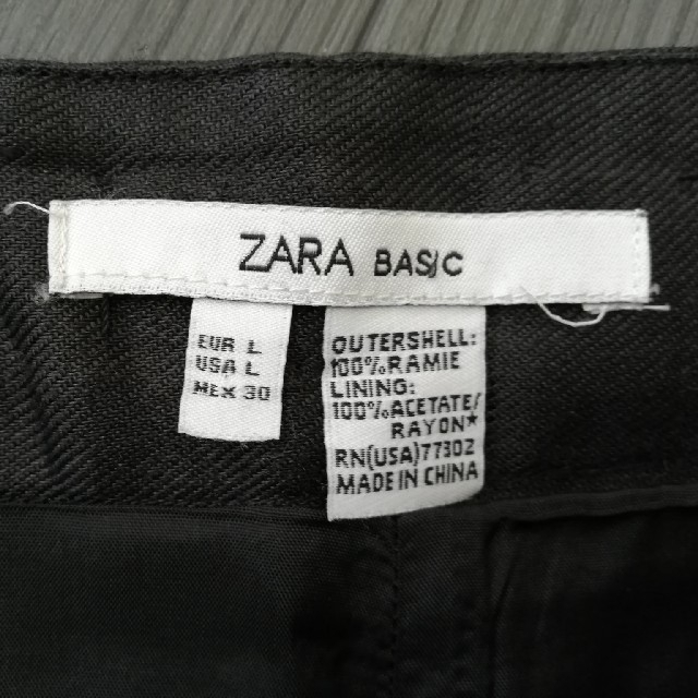 ZARA(ザラ)のZARA 麻タイトスカート レディースのスカート(ひざ丈スカート)の商品写真