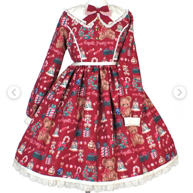 Angelic Pretty(アンジェリックプリティー)のAngelic Pretty Candy Carol op ワンピース jsk レディースのワンピース(ひざ丈ワンピース)の商品写真