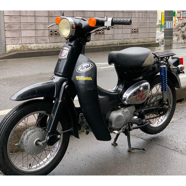 ホンダ(ホンダ)の新潟 引取 リトルカブ 2001年 ボアアップ、武川マフラー、ビックキャブ等 自動車/バイクのバイク(車体)の商品写真