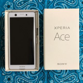 エクスペリア(Xperia)のXperia Ace White 64 GB SIMフリー新品未使用(携帯電話本体)