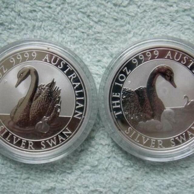 新品】オーストラリア 白鳥 スワン 銀貨3枚セット 各1オンス コイン