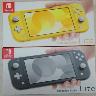 新品未開封　任天堂スイッチライト　イエロー5台　ブラック5台(携帯用ゲーム機本体)