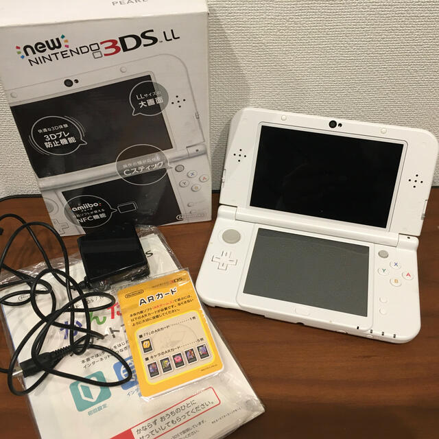 任天堂Nintendo 3DS NEW ニンテンドー 本体 LL パールホワイト