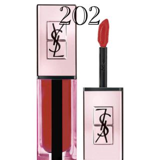 イヴサンローランボーテ(Yves Saint Laurent Beaute)のルージュ ピュールクチュール ヴェルニ ウォーターグロウ202(リップグロス)