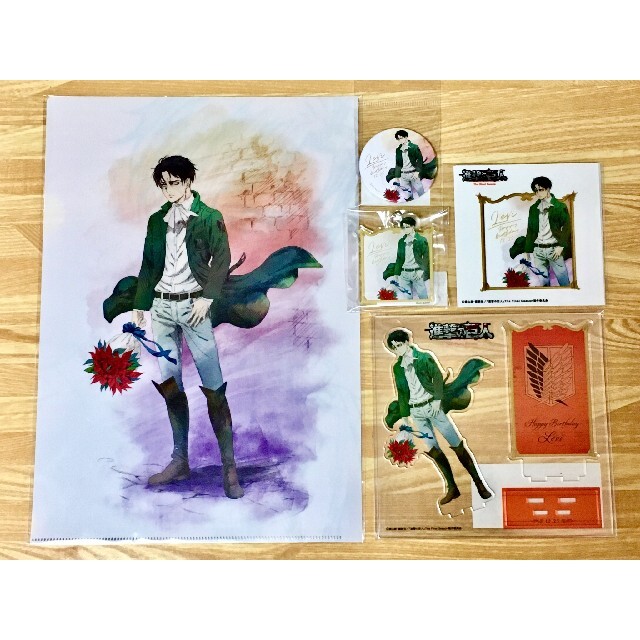 新品未開封】進撃の巨人 MAPPA リヴァイ バースデー 5点の通販 by 芋's