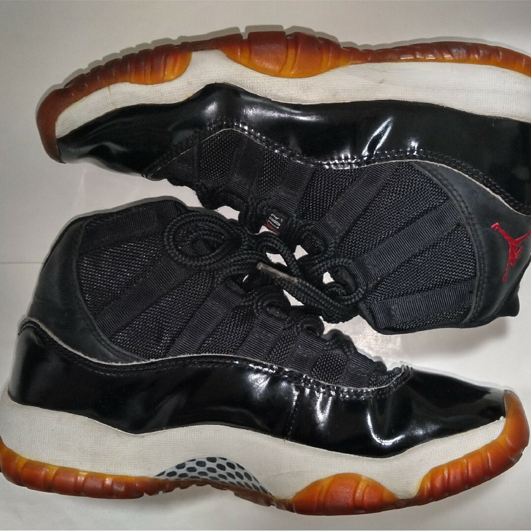 95年 箱付 NIKE AIR JORDAN 11 OG 黒×赤 メンズ 25㎝