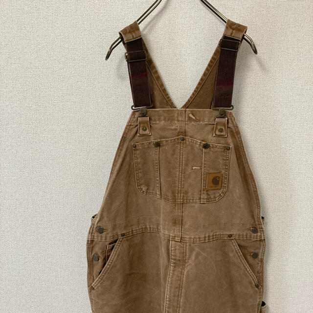 carhartt(カーハート)のカーハート ダブルニー ダック オーバーオール サロペット　メンズL メンズのパンツ(サロペット/オーバーオール)の商品写真